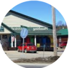 A storefront in Canaan, New Hampshire